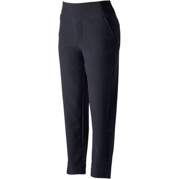 IBKUL Pants - IBKUL High Rise Knit Ankle Golf Pants UPF 50+ Black Stretch Womens Size 4